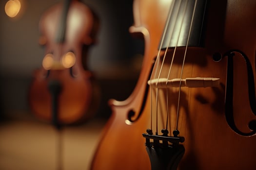 violin strings wooden musical instrument photo