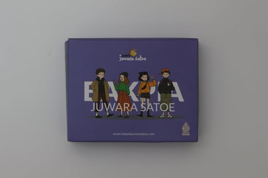 Bogor, Indonesia. March, 27 2023. a close up of a box of Bakpia photo