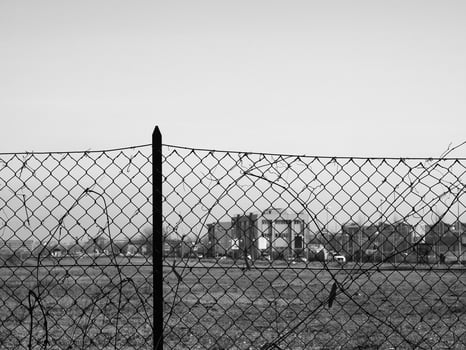 wire mesh fence photo