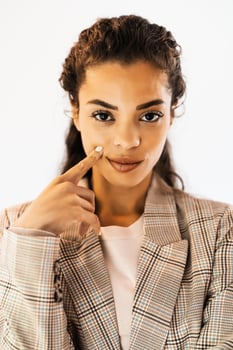Portrait of a smart businesswoman photo