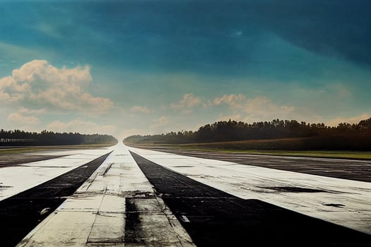 illustration of a runway photo