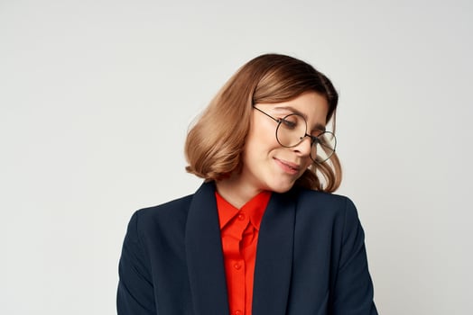Business woman work manager office documents official photo