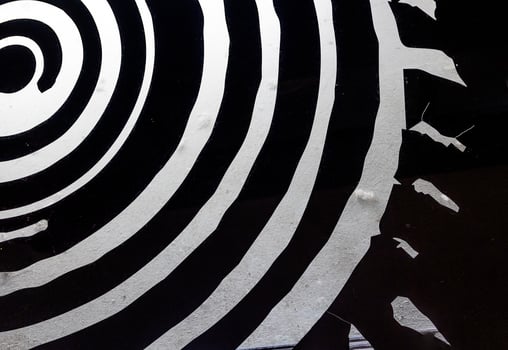 black and white background pieces of circle graphics symbol photo