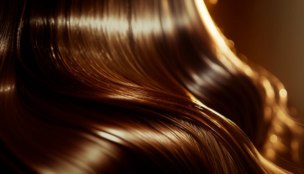 Beautiful long Hair. Beauty woman with luxurious brown hair. photo