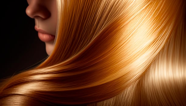 Beautiful long Hair. Beauty woman with luxurious straight blonde hair. photo
