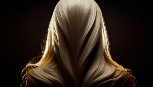 Beautiful long Hair. Beauty woman with luxurious straight blonde hair. photo