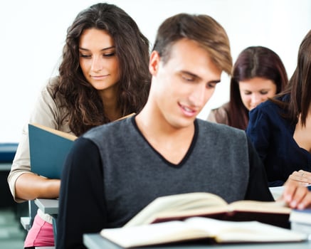 Students in a classroom photo