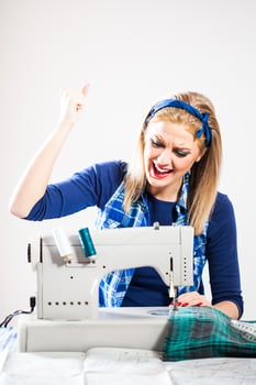 A female seamstress photo