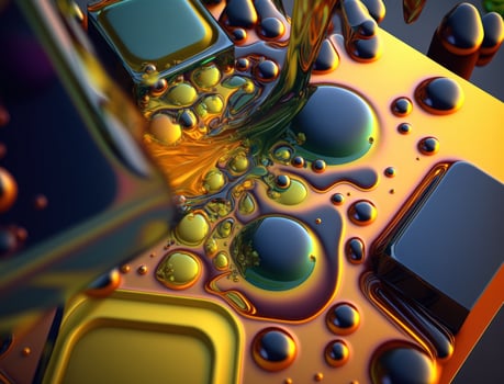 Abstract background with a colorful liquid shapes technology photo