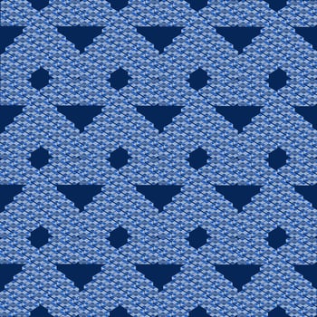 blue geometric pattern illustration design photo