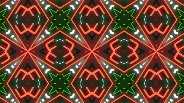 Kaleidoscope patterns abstract multicolored background photo