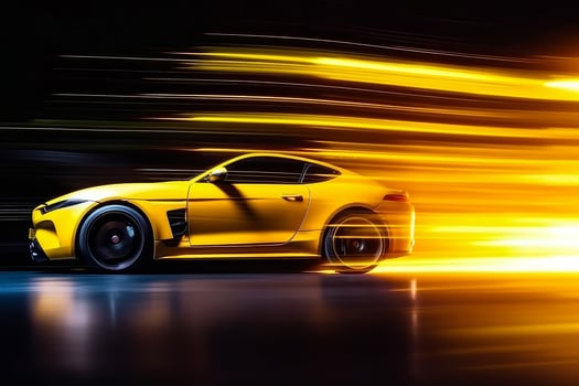Sport car. Illustration photo