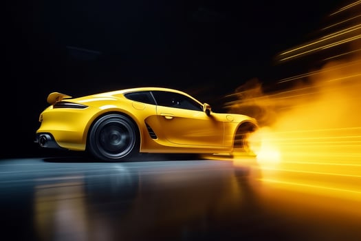 Sport car. Illustration photo