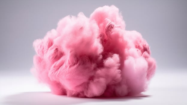 Pink cotton candy. Illustration photo