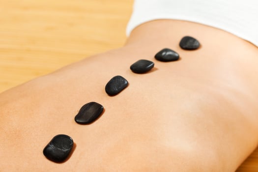 Woman is getting ready for spa treatment photo