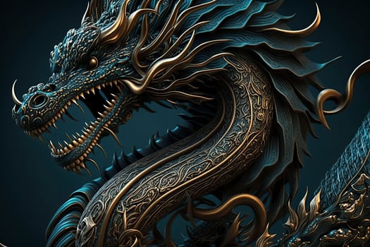 2024 year of the Dragon, new year decoration, chinese new year. . photo