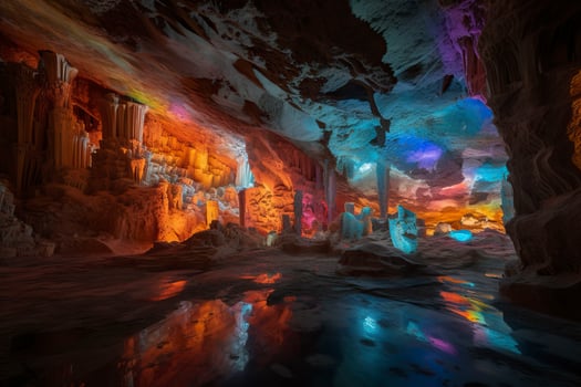 Cave landscape. . photo