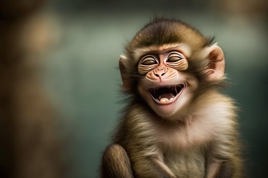 little monkey smile photo
