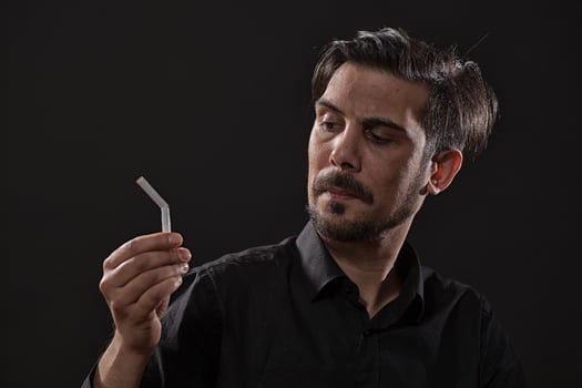 A man who quits smoking photo