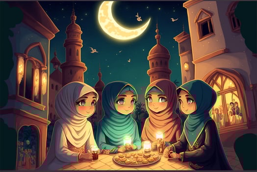 Ramadan Mubarak AI Images 4K photo