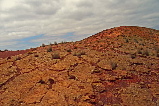 orignal volcanic landscapes from the Spanish island of Lanzarote photo