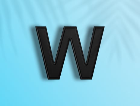 3D rendering of Alphabets photo