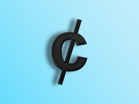 3D rendering of Alphabets photo
