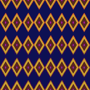 blue yellow geometric ethnic pattern illustration design photo