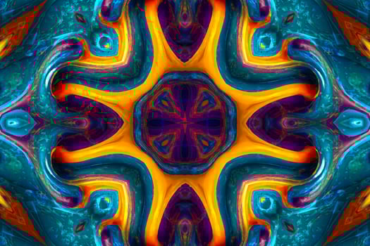 Colorful background with gradient color. Design with liquid shape photo
