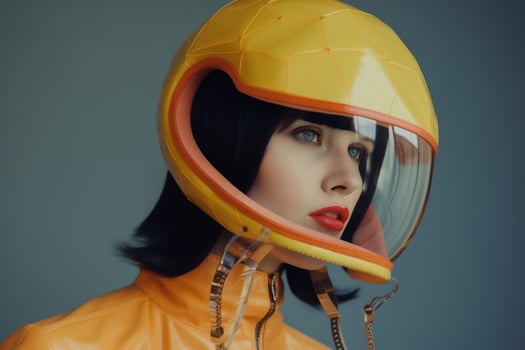 woman in futuristic style photo