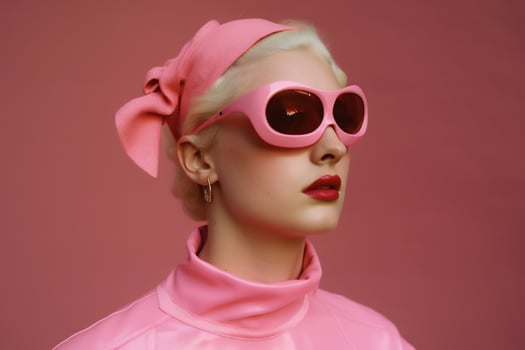 woman in futuristic style photo