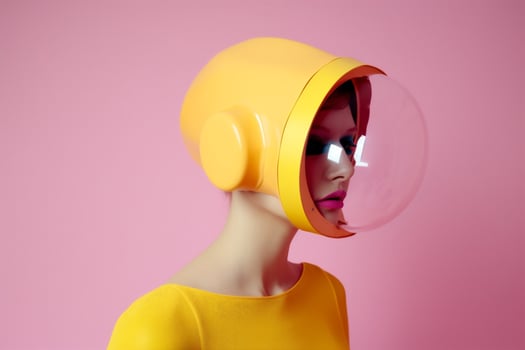 woman in futuristic style photo