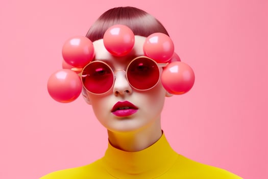 woman in futuristic style photo