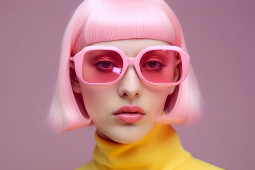 woman in futuristic style photo