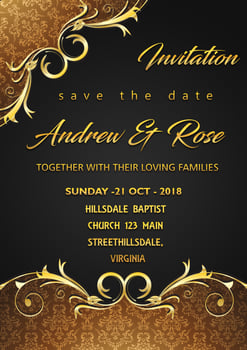 grand opening invitation card photo