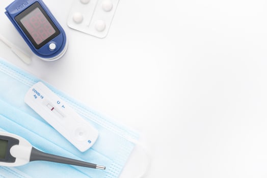Medical kit for the prevention and treatment of coronavirus. photo