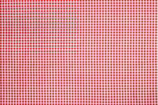 red white plaid tablecloth background photo
