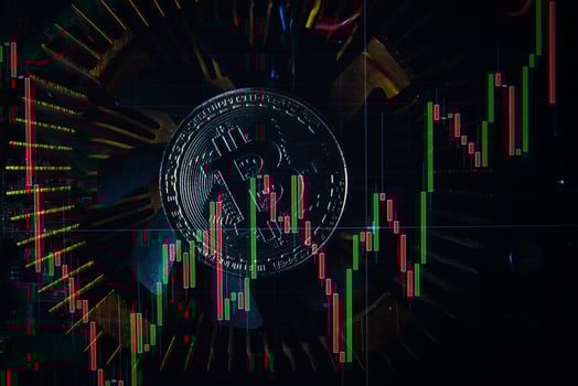bitcoin and exchange chart photo