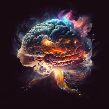 RGB space Brain image photo