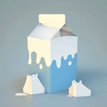 milk pack low poly beautiful image photo