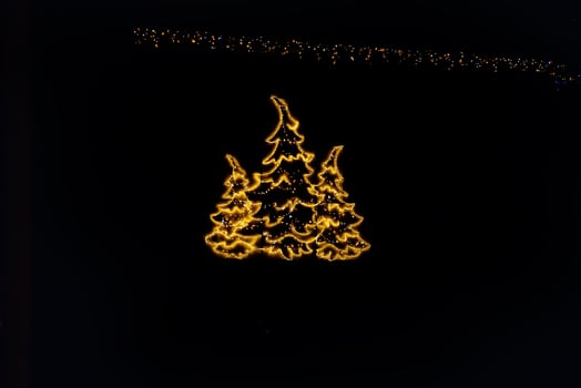 christmas decoration night photo