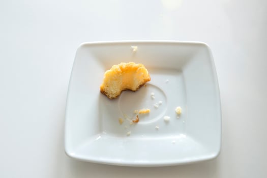 sweet simple easter cake on a white telerzyk on a white background photo