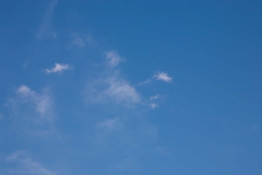 blue sky and white clouds photo