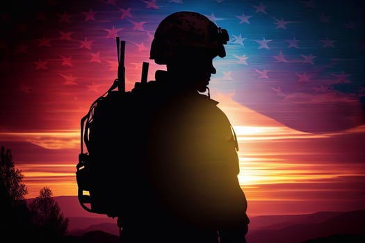 Memorial day. Remember and honor. illustration photo