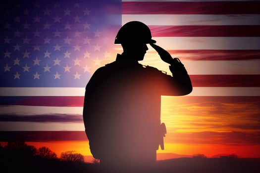 Memorial day. Remember and honor. illustration photo
