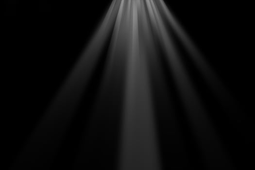 background. Illuminated stage. Background for displaying products. Bright beams of spotlights, shimmering glittering particles, a spot of light. photo