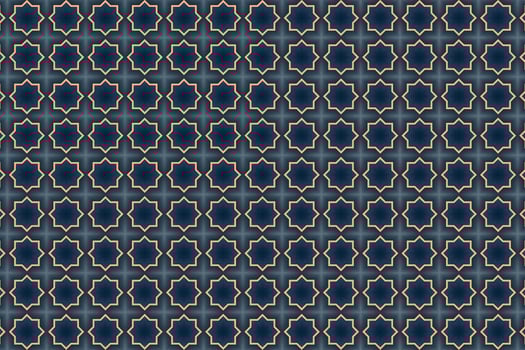 decorating geometric flower shapes and pattern background photo
