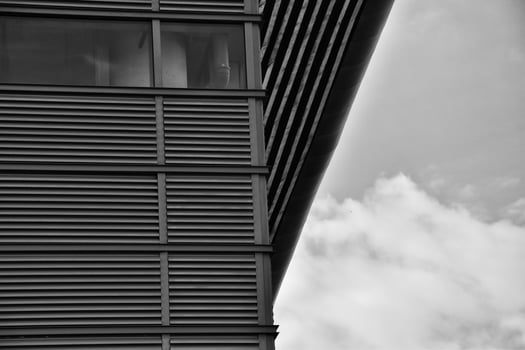original minimalist architectural elements, black and white lines photo