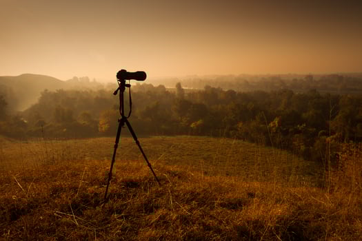 A camera on the hill photo