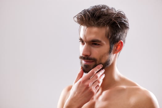 Portrait of a bearded man photo